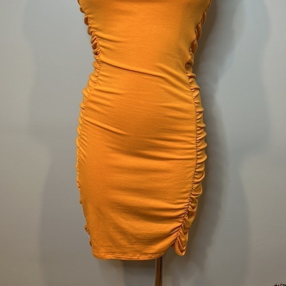 NWT Women’s Mango Orange Dress - Picture 2 of 12